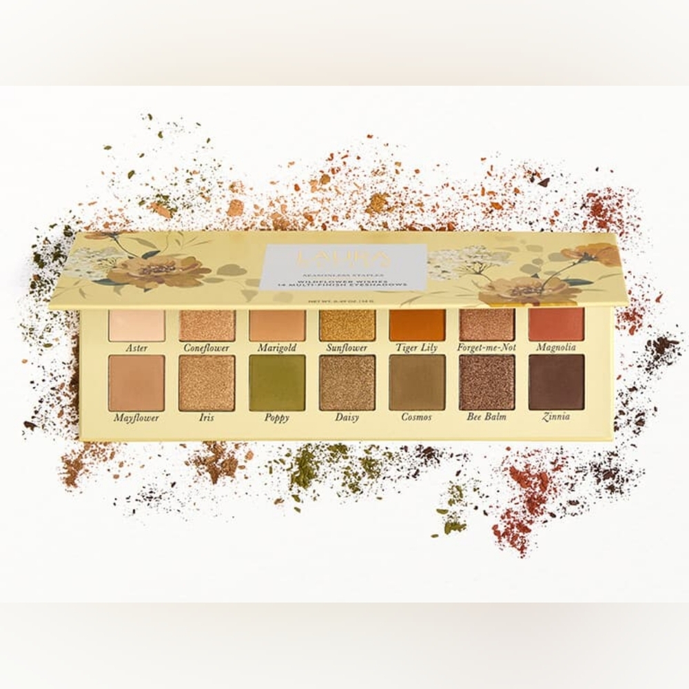 Laura Geller Seasonal Eyeshadow Palette in Wildflower Wishes, 14g/0.48oz - Picture 2 of 8